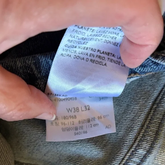 Signature by Levi Strauss Men's S61 Relaxed Fit Jeans in Deep Blue - Picture 4 of 6